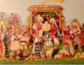 Výstava papírových betlémů