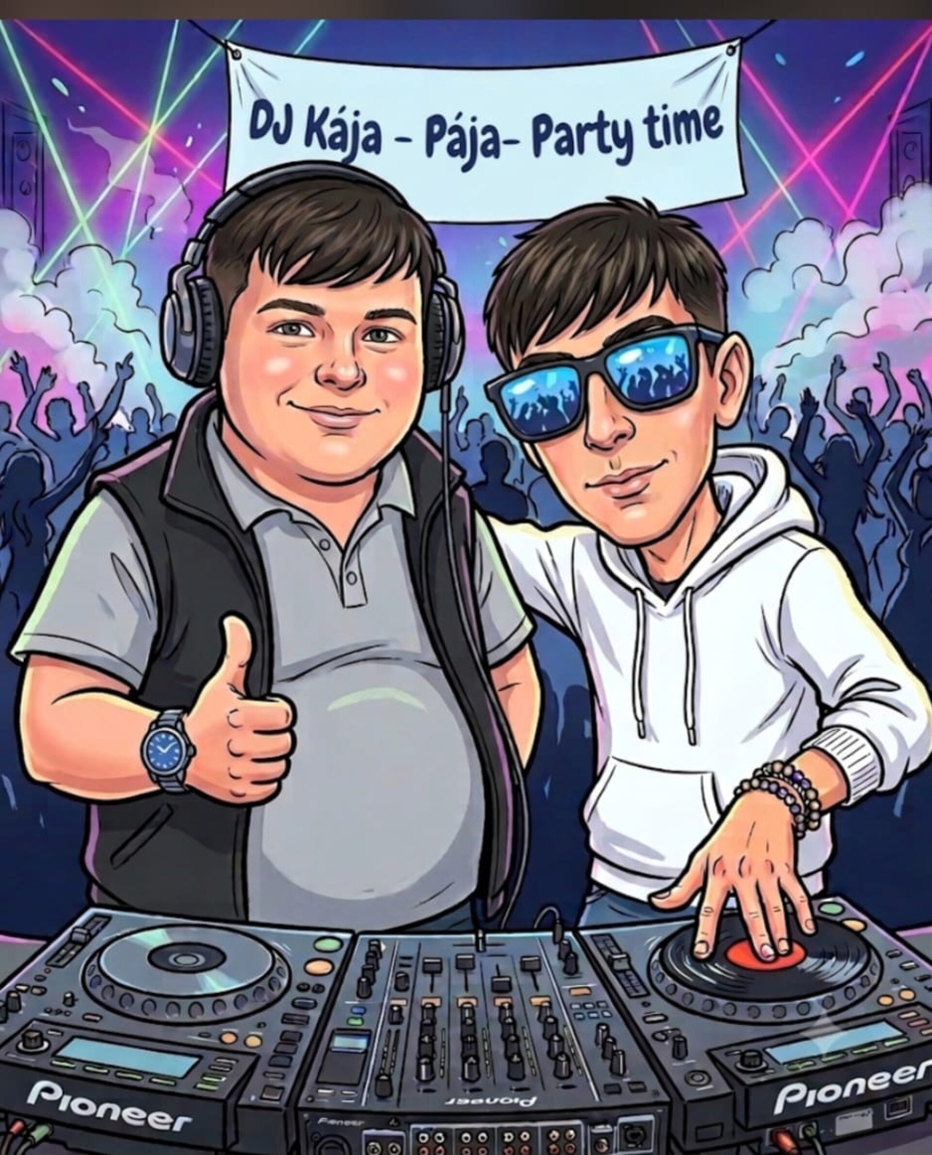 Dj Pája a Dj Kája - disco na zámku